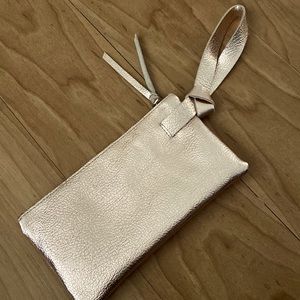Rose gold Rachel wristlet